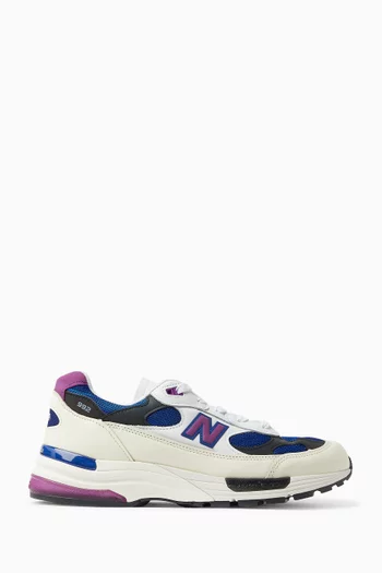 Made in USA 992 Sneakers in Mesh & Suede