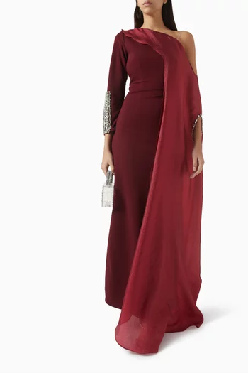 Crystal-embellished Maxi Dress