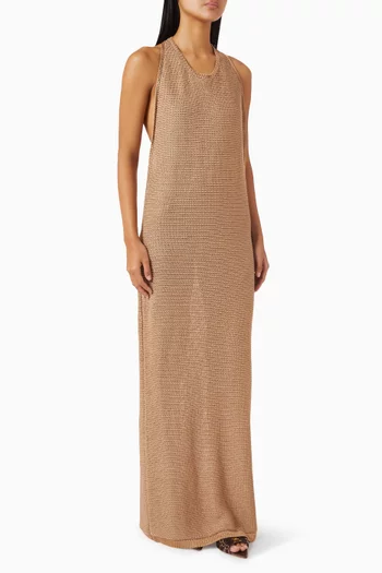 Open-back Maxi Dress