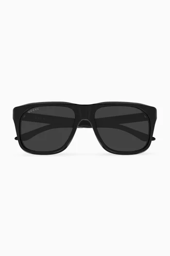 Square Sunglasses in Acetate