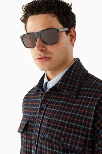 Square Sunglasses in Acetate