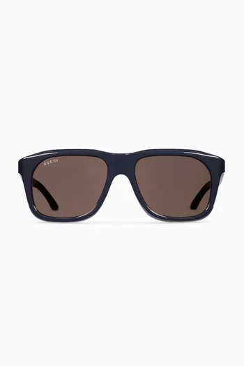 Square Sunglasses in Acetate