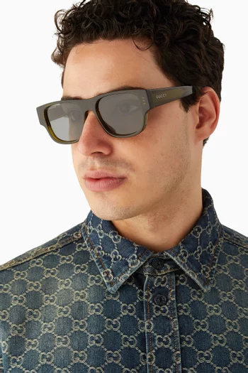 Square Sunglasses in Acetate