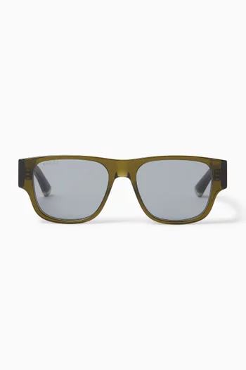 Square Sunglasses in Acetate