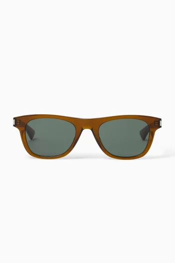 SL 879 Rectangular Sunglasses in Acetate