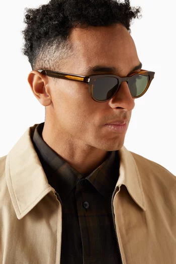 SL 876 Round Sunglasses in Acetate