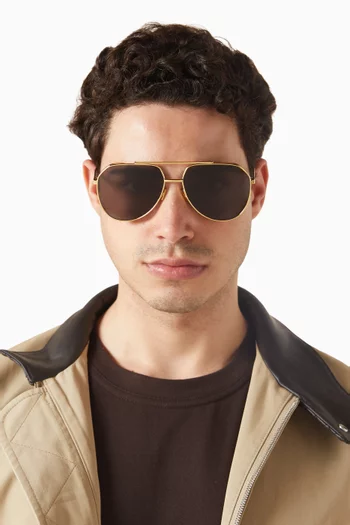 Pilot Sunglasses in Metal