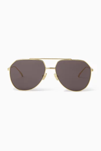 Pilot Sunglasses in Metal