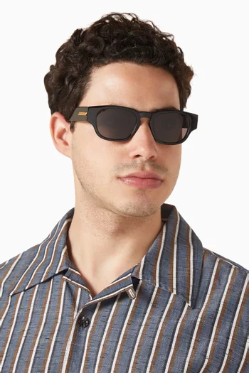 Rectangle Sunglasses in Acetate