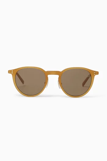 Round Sunglasses in Metal