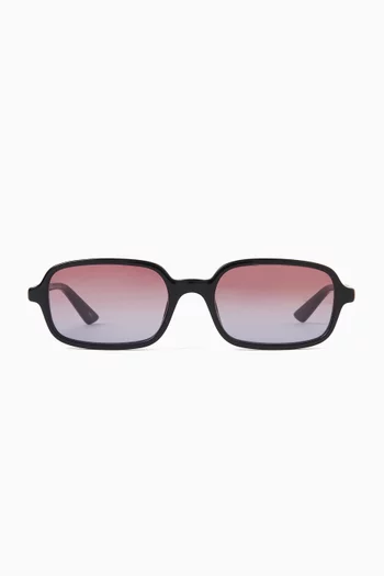Rectangle Sunglasses in Acetate
