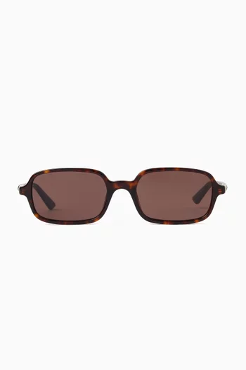Rectangle Sunglasses in Acetate