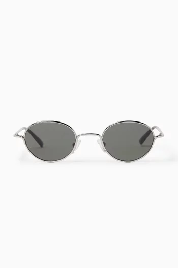 Round Sunglasses in Metal