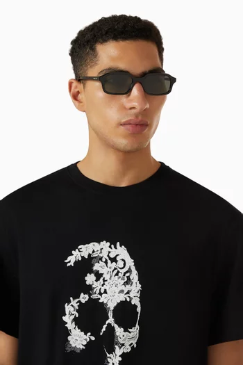 Rectangle Sunglasses in Acetate