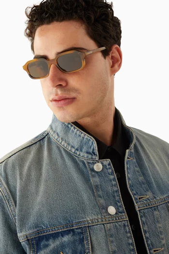 Rectangle Sunglasses in Acetate