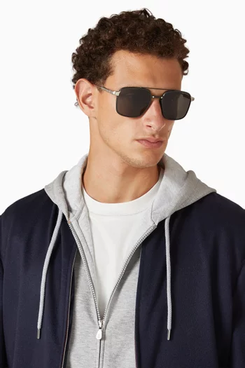 Aviator Sunglasses in Metal