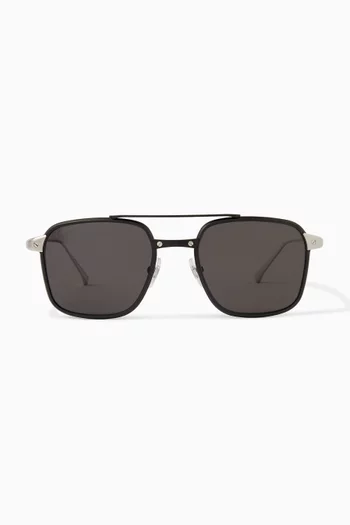 Aviator Sunglasses in Metal