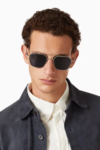 Aviator Sunglasses in Metal