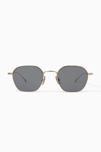 Round Sunglasses in Metal
