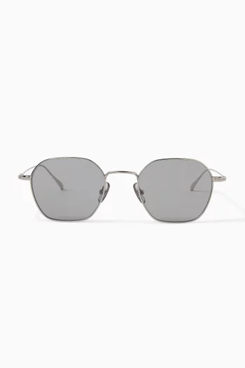 Round Sunglasses in Metal