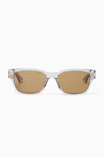 Rectangle Sunglasses in Acetate