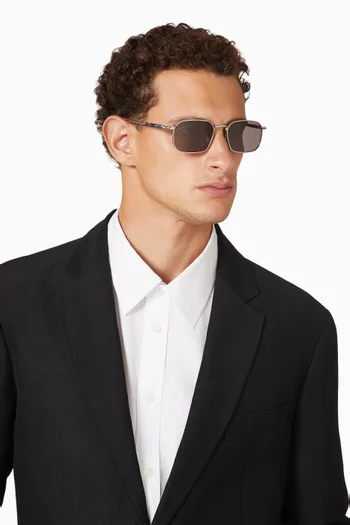Square Sunglasses in Metal