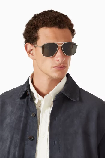 Aviator Sunglasses in Metal