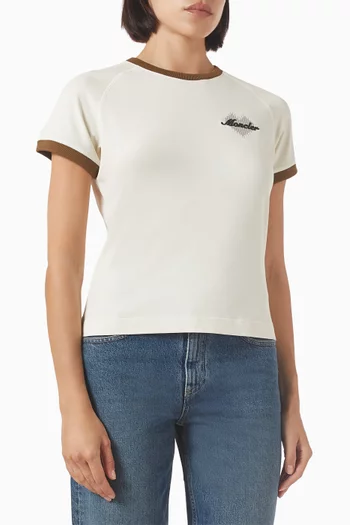 Heart Logo T-shirt in Cotton