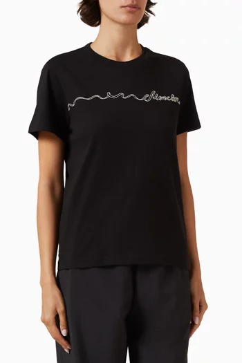 Logo-print T-shirt in Cotton