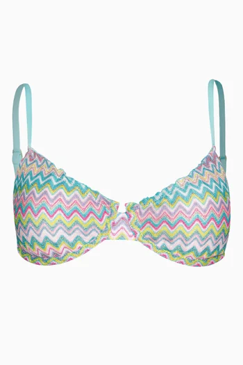 Lettuce Edge Underwire Bikini Top