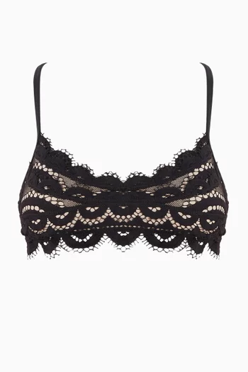 Water Lily Bralette Bikini Top in Lace