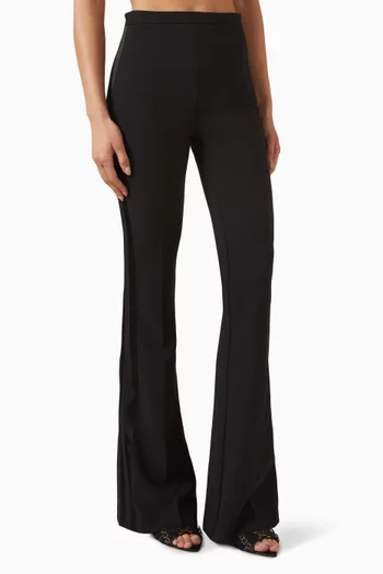 Bootcut Pants in Crepe