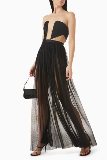 Corset Drape Gown