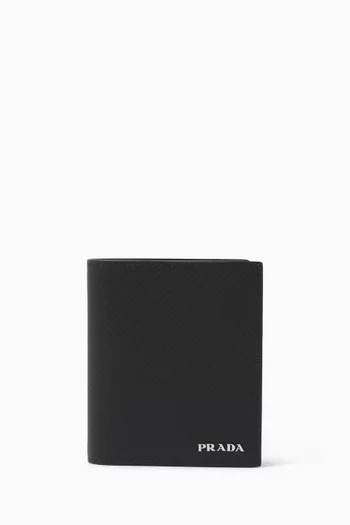 Wallet in Saffiano Leather