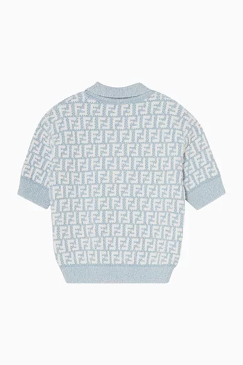 Logo Polo-shirt in Terry Cotton