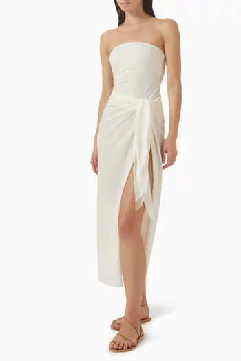 Cotton Jersey Cover-Up Tie Sarong