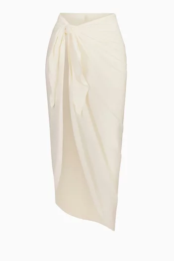 Cotton Jersey Cover-Up Tie Sarong