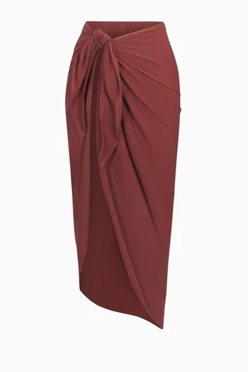 Cotton Jersey Cover-Up Tie Sarong