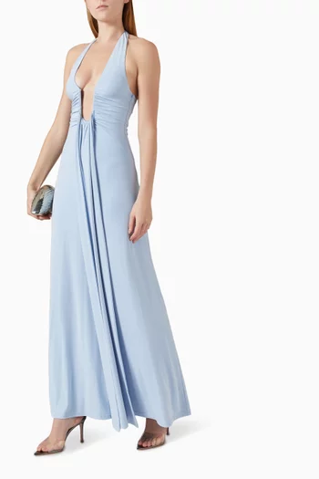 The Jennifer Maxi Dress in Cupro