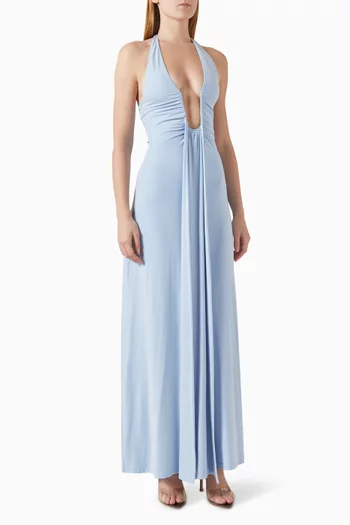 The Jennifer Maxi Dress in Cupro