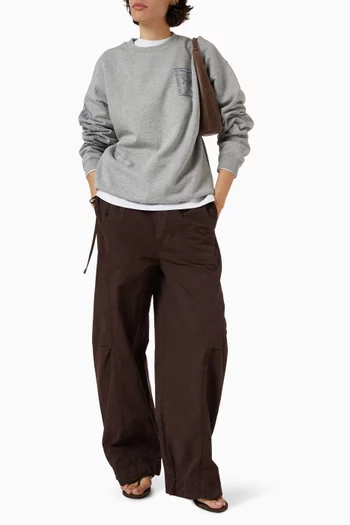Liv Barrel-leg Pants in Organic Cotton