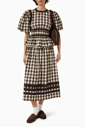 Ava Ruffle Skirt in Organic Cotton