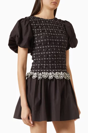 Audrey Mini Dress in Cotton