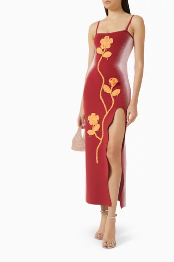 Sherry Crochet Tank Dress in Viscose Blend