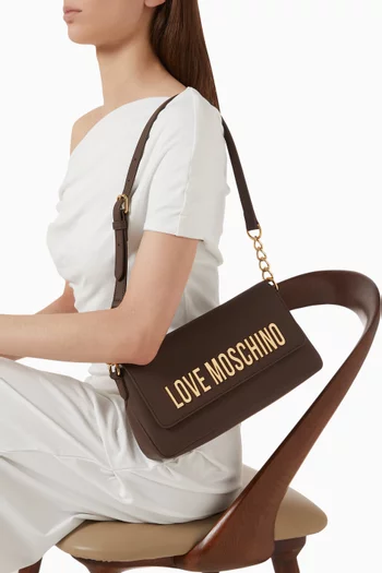 Bold Love Shoulder Bag in Faux Leather