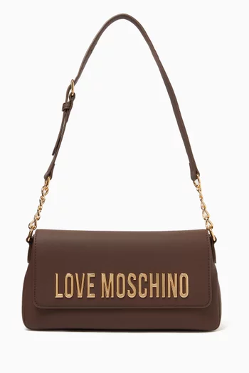 Bold Love Shoulder Bag in Faux Leather
