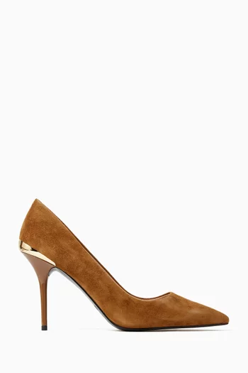 Golden Spolier 95 Slingback Pumps in Patent Leather