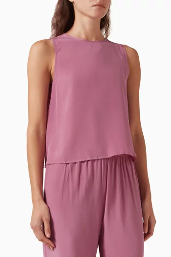 Sofia Top in Silk Charmeuse