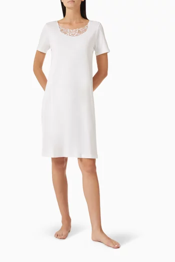 Lace-trim Night Dress, 100cm