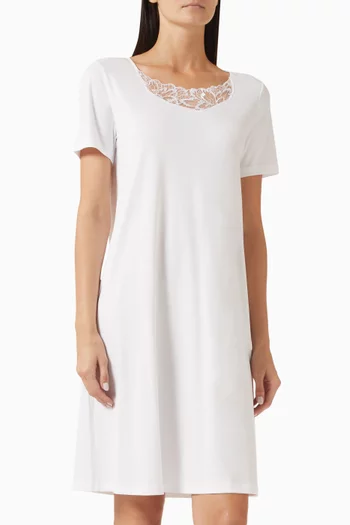 Lace-trim Night Dress, 100cm